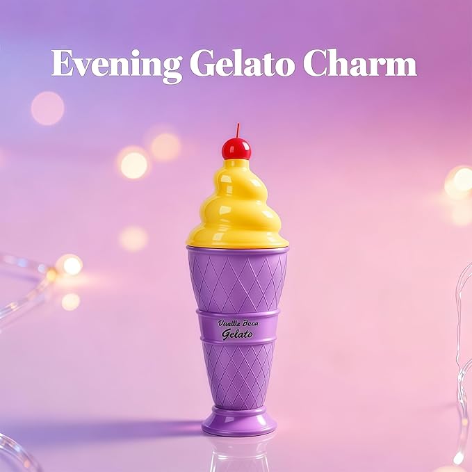 VANILLA BEAN GELATO, Perfume for Women, Long Lasting EDP, Feminine Scent, Delicate Fragrances for Women, Day to Night Wear, 3.4 Fl Oz