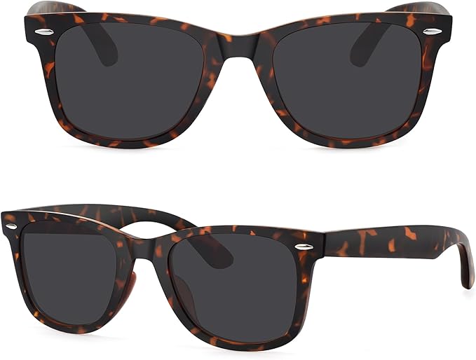 MEETSUN Polarized Sunglasses for Women Men Classic Retro Square Frame Driving Sun Glasses UV Protection