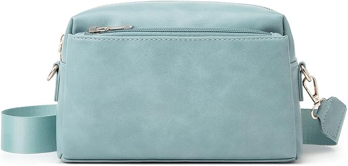 SENDEFN Leather Crossbody Bag for Women Small Clutch Purses Crossbody Shoulder Handbag Wallet Purses RIFD Card Slots