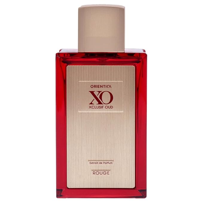 Orientica XO Xclusif Oud Rouge Extrait de Parfum – Woody, Floral, Amber, Saffron, Praline, Jasmine, Orange, Oak Moss, Seaweed - Arabic Perfume for Men & Women – 2.0oz / 60ml