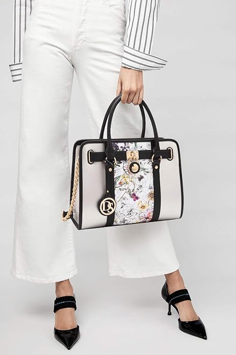 Dasein Handbags Purses Set for Women Top Handle Satchel Shoulder Bags Large Work Tote Bag with Matching Wallet