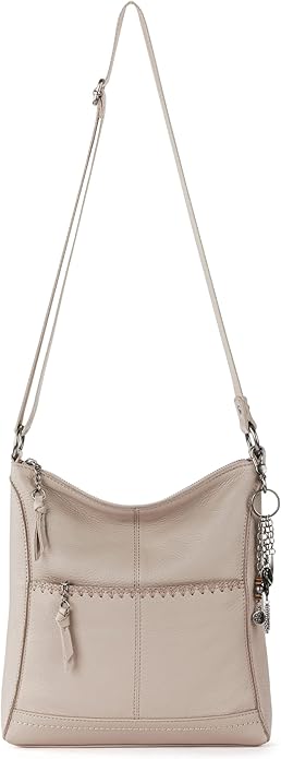 The Sak Lucia Crossbody Bag in Leather, Convertible Purse with Adjustable Strap