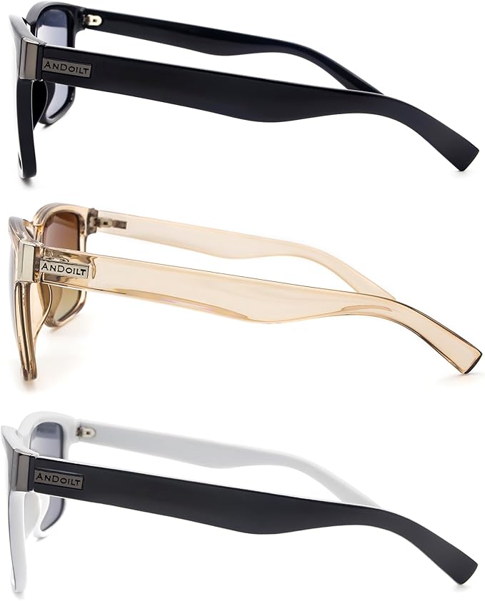 ANDOILT Sport Polarized Square Sunglasses