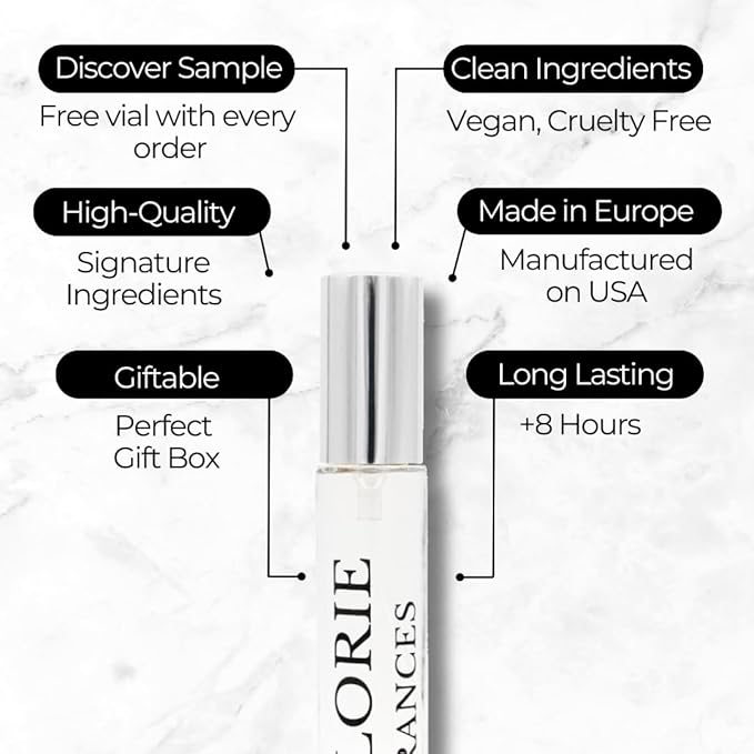 Inspired by P.r.,a'd'a Iris Eau de Parfum, Le Iris EDP, Long Lasting Luxury Perfume Spray for Women, Unisex - Cruelty Free - 0.33 oz 10ml