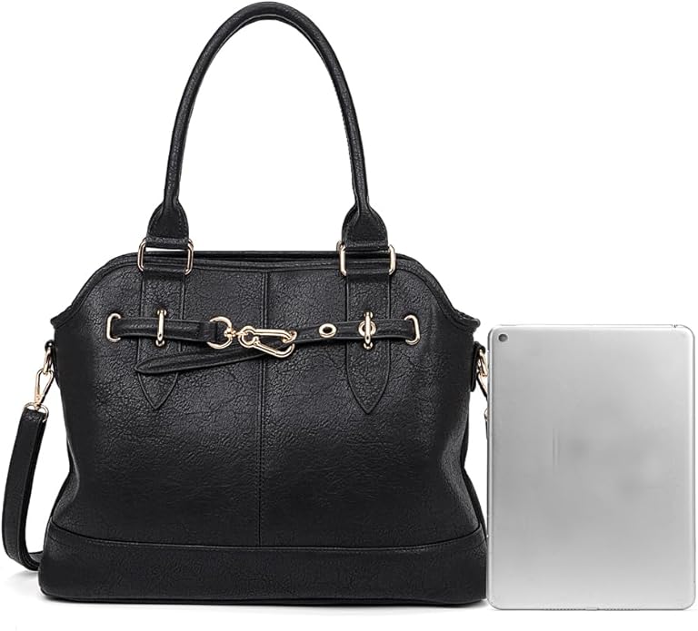 Women Tote Bag Handbags PU Leather Fashion Hobo Shoulder Bags with Adjustable Shoulder Strap