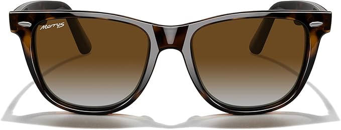 MERRY'S Classic Square Shape Polarized Sunglasses for Womens Mens Retro Designer UV400 Sun Glasses S6140