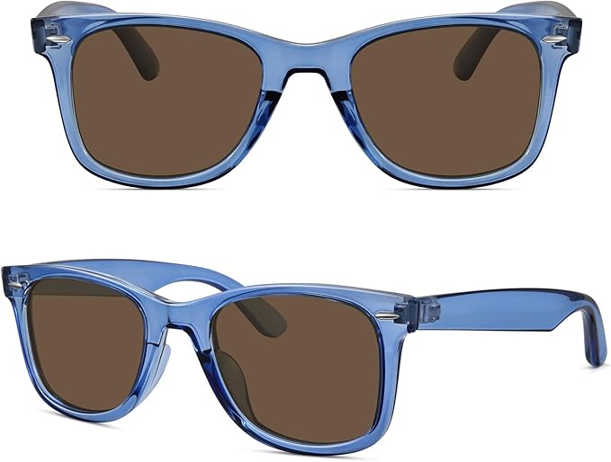 MEETSUN Polarized Sunglasses for Women Men Classic Retro Square Frame Driving Sun Glasses UV Protection