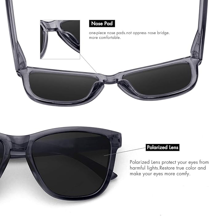 MEETSUN Polarized Sunglasses for Women Men Trendy Classic Retro Designer Style
