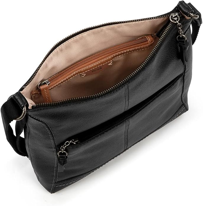 The Sak Lucia Crossbody Bag in Leather, Convertible Purse with Adjustable Strap