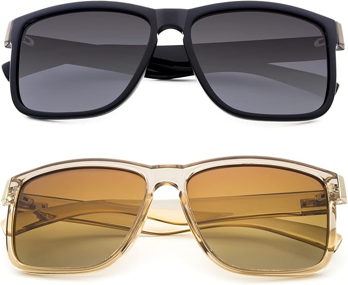 ANDOILT Sport Polarized Square Sunglasses