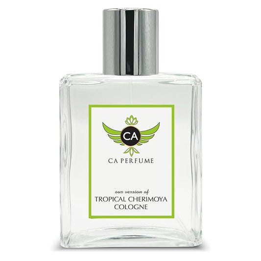CA Perfume Impression of Tropical Cherimoya Cologne Eau De Parfum Floral Fruity Scent Long Lasting Unisex Fragrance Signature Scent for Day and Night Wear 3.4 Fl Oz 100ml