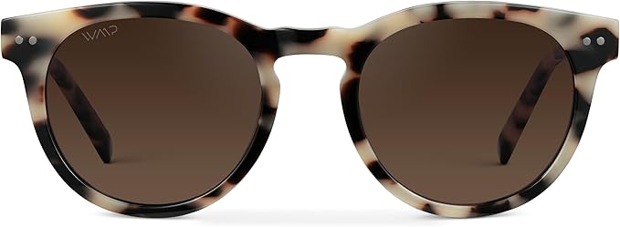 WearMe Pro Round Polarized Sunglasses for Women - Retro Classic UV400 Protection for Driving & Everyday Wear