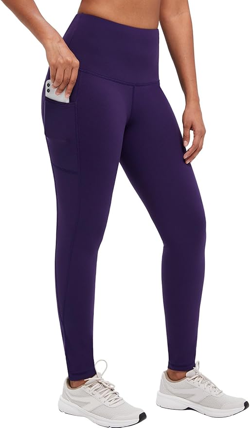 baleaf Winter Clothing Women Leggings Fleece Lined Tights Thermal Warm Thick Cold Weather Gear 1 Pockets