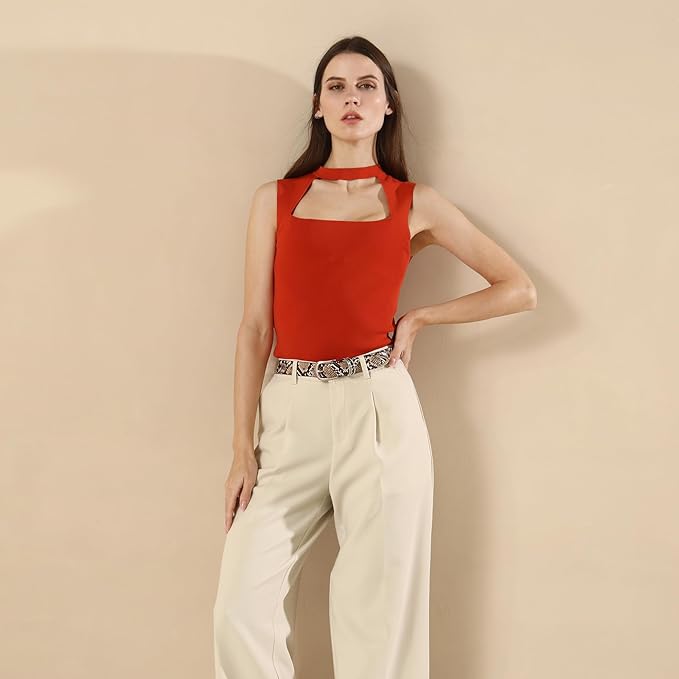 Women's Leather Belts with Gold Buckle Fashion Leather Waist Belt Elegant Ladies Belts for Jeans Dress & Casual Wear