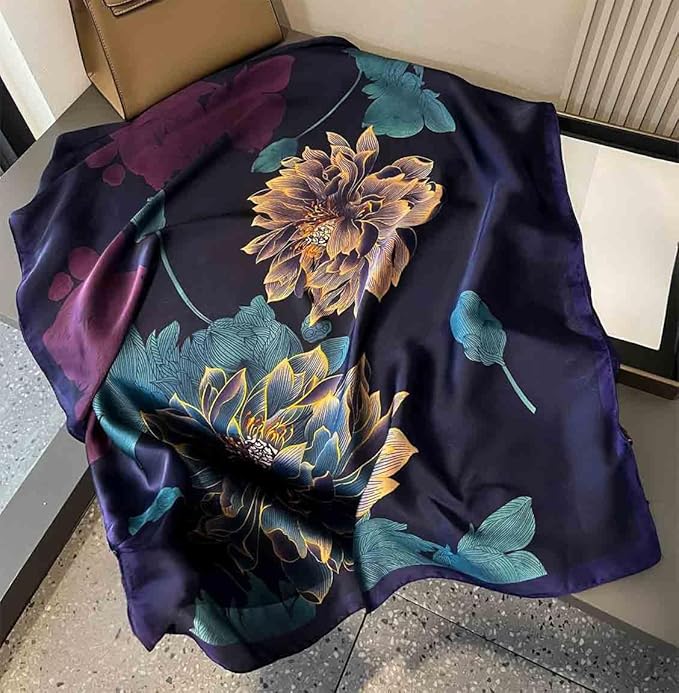 Xyueanlo Scarfs for Women Lightweight Scarves Fashion Print Floral Pattern Head Scarf Wraps Shawls