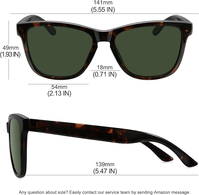 MEETSUN Polarized Sunglasses for Women Men Trendy Classic Retro Designer Style