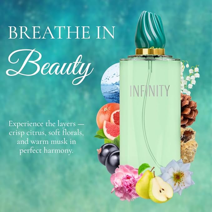 Perfume for Women – INSPIRED by A WORLD RENOWNED WOMEN'S PERFUME – Grapefruit, Black Currant, Peony, Cedar – Fresh, Fruity, Floral, Long-Lasting Eau De Parfum 3.4 oz