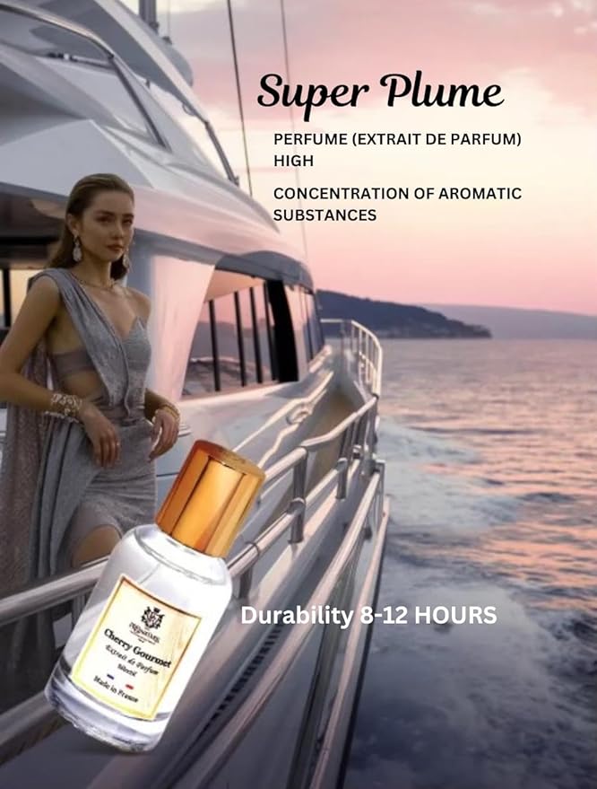 PREparfume From France Cherry Gourmet for Women 30ml – Fruity Gourmand Scent – Luxury Fragrance with Cherry Liqueur, Almond – Long Lasting Perfume With Vanilla and Rose Notes
