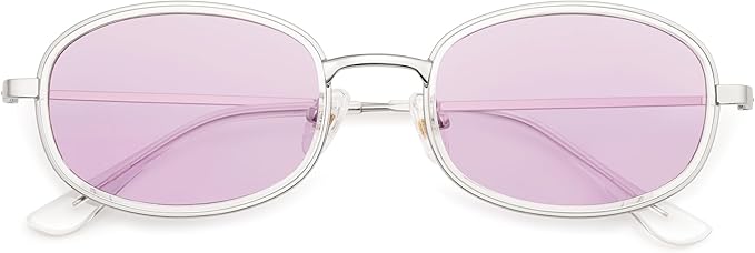 Retro Oval Sunglasses for Women Men Trendy Large Round Y2k Sunnies AP3681