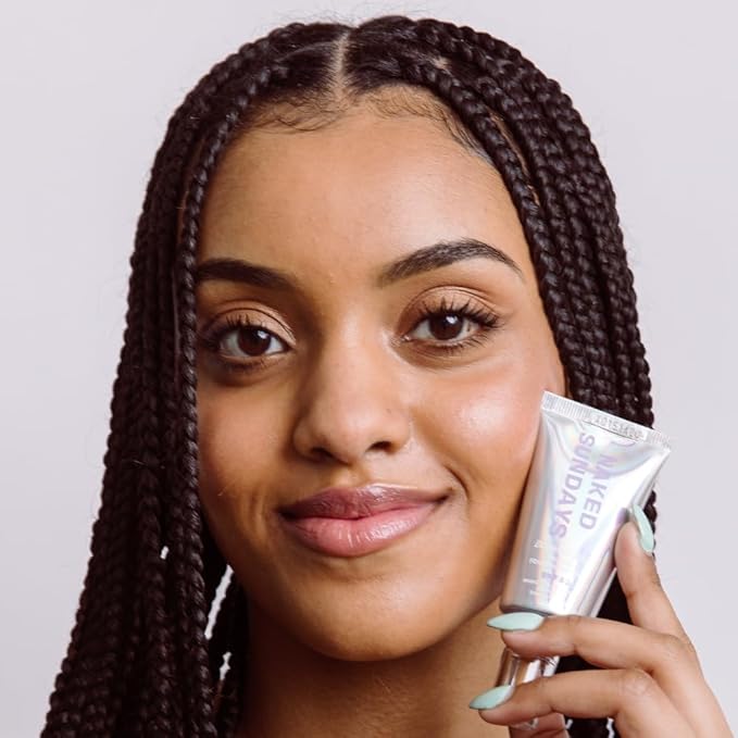 Naked Sundays BeautyScreen™ SPF 50 Peptide Foundation Tint – Tinted Sunscreen & Skincare Makeup with Zinc Oxide, Niacinamide – Lightweight Natural Coverage, 6 Tan Caramel, 1.01 oz