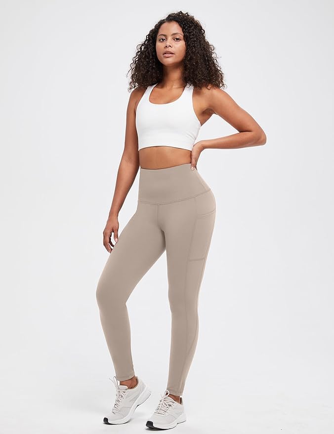 baleaf Winter Clothing Women Leggings Fleece Lined Tights Thermal Warm Thick Cold Weather Gear 1 Pockets