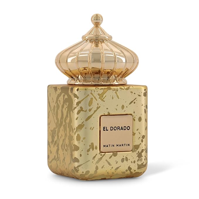 Matin Martin El Dorado for Unisex - Arabian Perfume for Women & Men - Long Lasting Floral Fruity Fragrance with Musk & Sandalwood Scent - Arabic Cologne - Travel Size - 3.4 oz EDP Spray