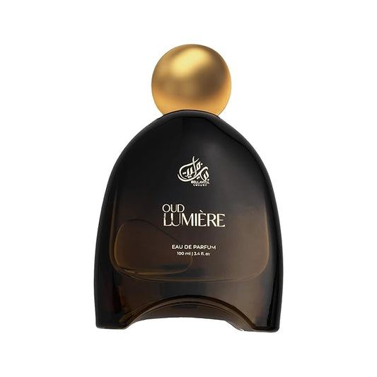 Bella Vita Luxury OUD LUMIÈRE Unisex Fragrance | EDP Perfume for Men and Women | Wood Top Note | 100 ml pack | 3.4 Fl. Oz. | Woody and Amber notes | Gift for Men and Women | Eau de Parfum