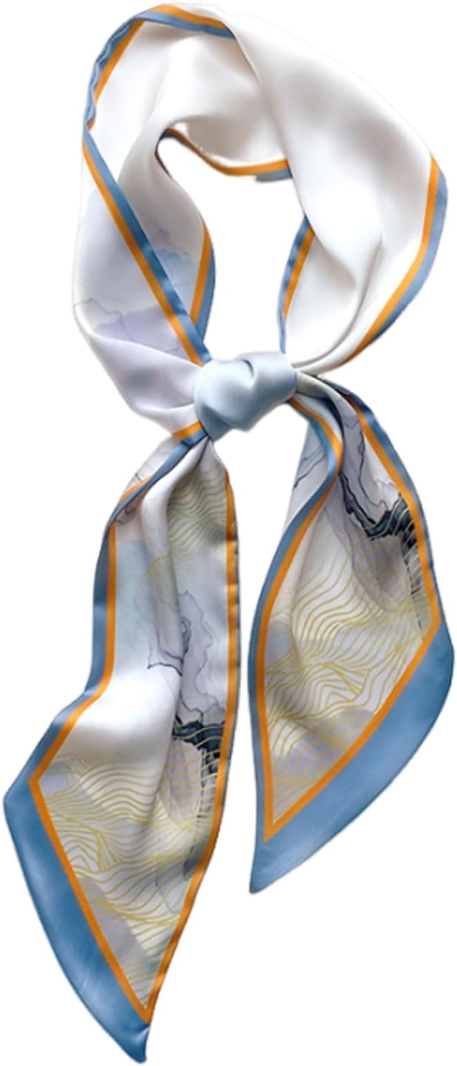 Hair Scarf for Women Silky Satin Headscarf Neck Scarves for Handbag Accessory