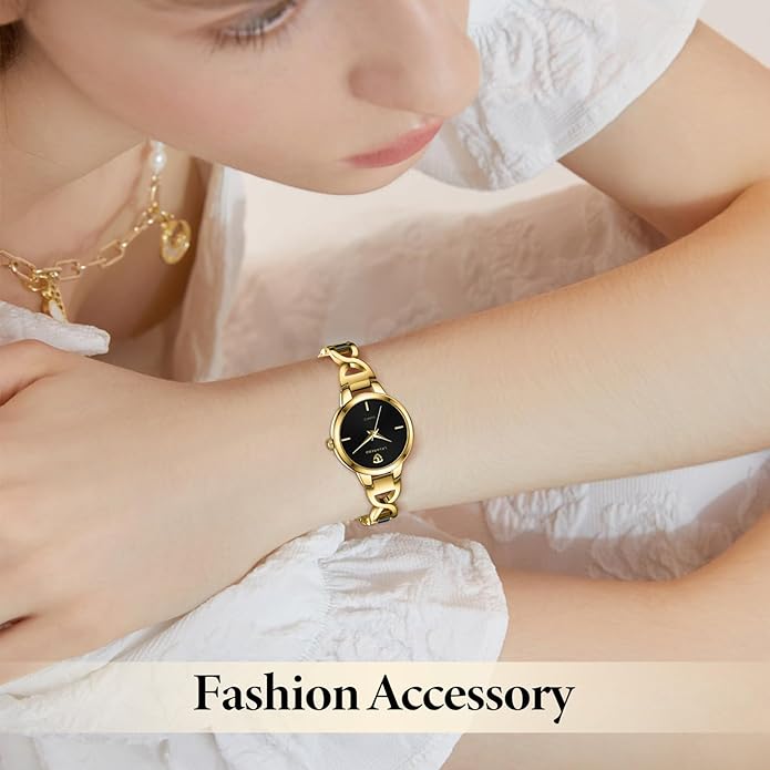 NN BEN NEVIS Gold Watches for Women Elegant Classic Minimalist Watch with Fashion Bracelet Luxury Birthday Gifts
