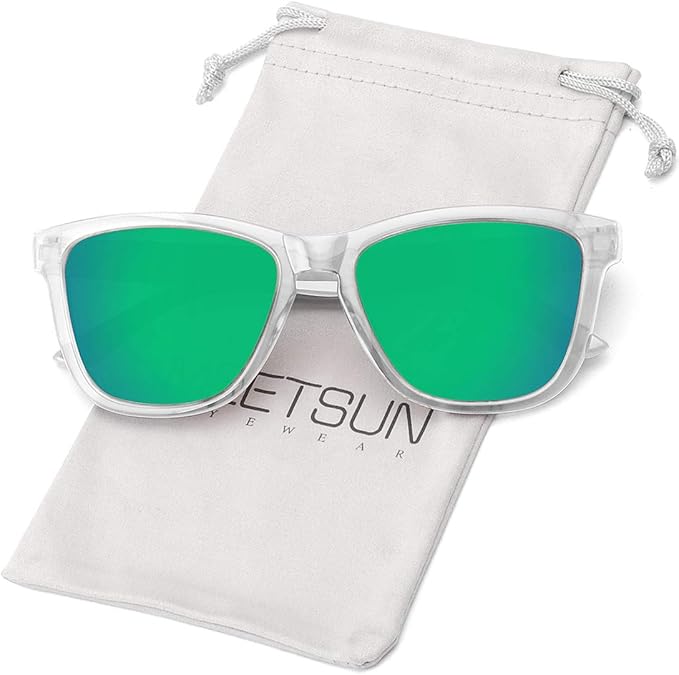 MEETSUN Polarized Sunglasses for Women Men Trendy Classic Retro Designer Style