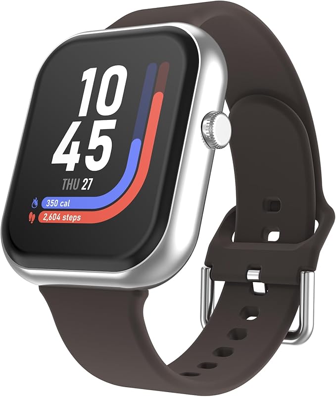 iTouch AIR 5 Smartwatch – 1.85” AMOLED Display, Bluetooth Calling, 100+ Sport Modes, Heart Rate, SPO₂, Stress & Sleep Tracking, IP68 Water Resistant, 7-Day Battery Life – for Android & iOS