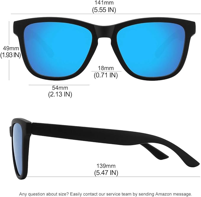 MEETSUN Polarized Sunglasses for Women Men Trendy Classic Retro Designer Style