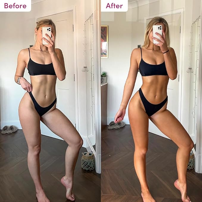 Coco & Eve Self Tanner Mousse Kit - All Natural Sunless Tanning (Dark) | Instant Lotion with Bronzer Mitt Applicator Sunny Honey Bali Bronzing