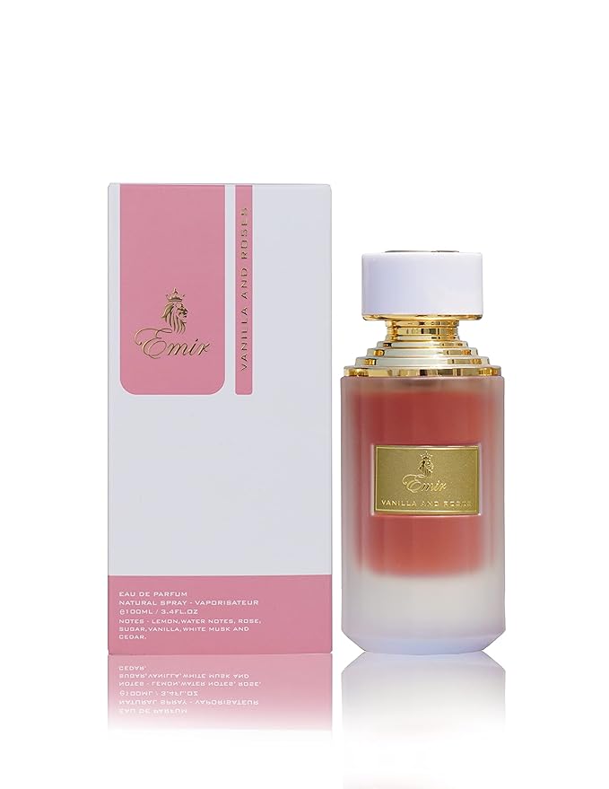 VANILLA AND ROSE EMIR 2.5 Fl Oz EDP for Men and Women Paris Corner Perfumes Special Edition