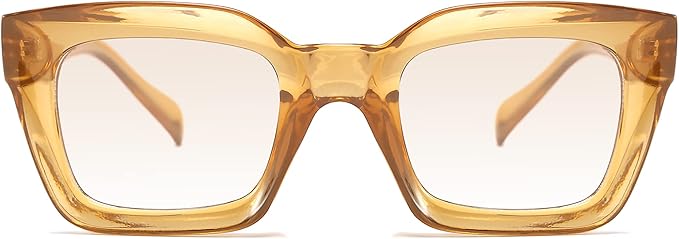 FEISEDY Classic Women Sunglasses Fashion Thick Square Sun Glasses Chunky Frame UV400 B2471
