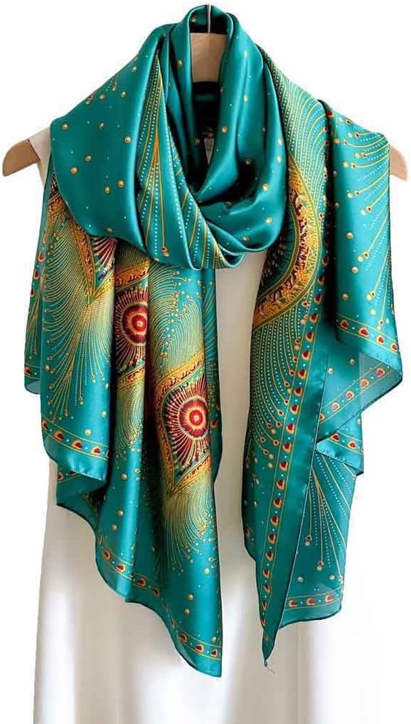 Xyueanlo Scarfs for Women Lightweight Scarves Fashion Print Floral Pattern Head Scarf Wraps Shawls