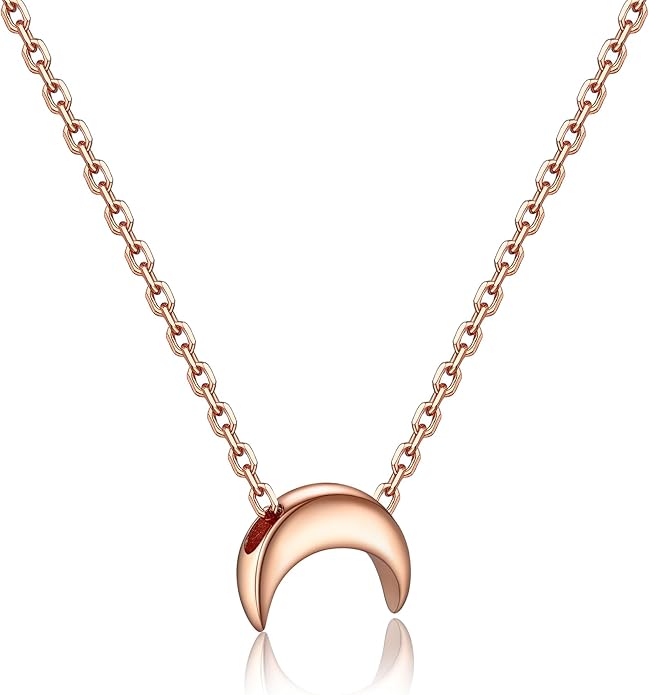 PROSILVER 925 Sterling Silver Necklace for Women | Dainty Delicate Adjustable Choker with Heart/Star/Moon/Vertical Bar Pendant, Hypoallergenic Tarnish Resistant Everyday Jewelry Gift for Her