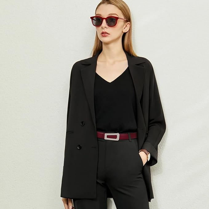 Relang Women's Belts with Gold Buckle, Fashion Waist Band, Elegant Ladies' Belt, Gift for Women
