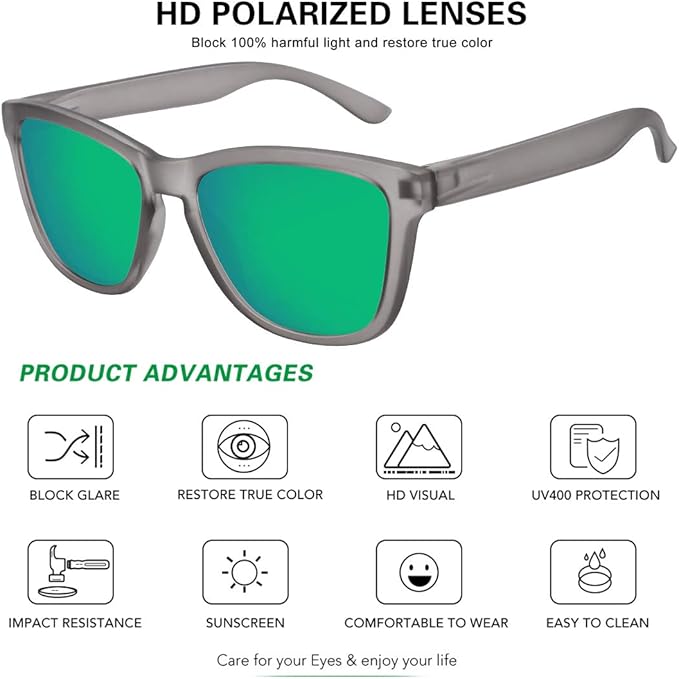 MEETSUN Polarized Sunglasses for Women Men Trendy Classic Retro Designer Style