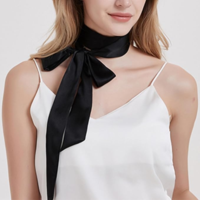 Purse Scarf for Women, Multifunctional Skinny Scarf for Bags Hair Neck Fashion Accessories