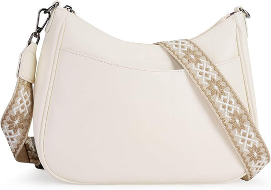 APHISON Trendy Leather Crossbody Purse with Adjustable Strap, Women's Shoulder Handbag