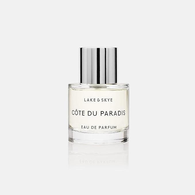 Lake & Skye Côte Du Paradis Eau de Parfum Spray -Vegan, Cruelty Free, Synthetic Free 1.7 fl oz (50 ml) - Warm and Woody Gourmand Fragrance Collection
