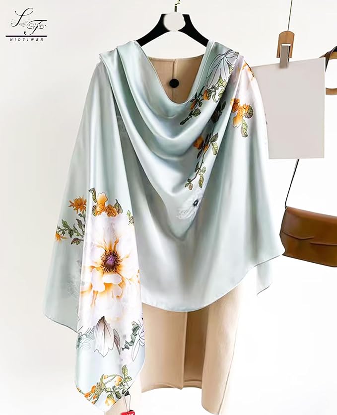 Shawl Scarf For Women Lightweight Scarves Floral Pattern Formal Evening Dressesformal Shawl Summer Wraps