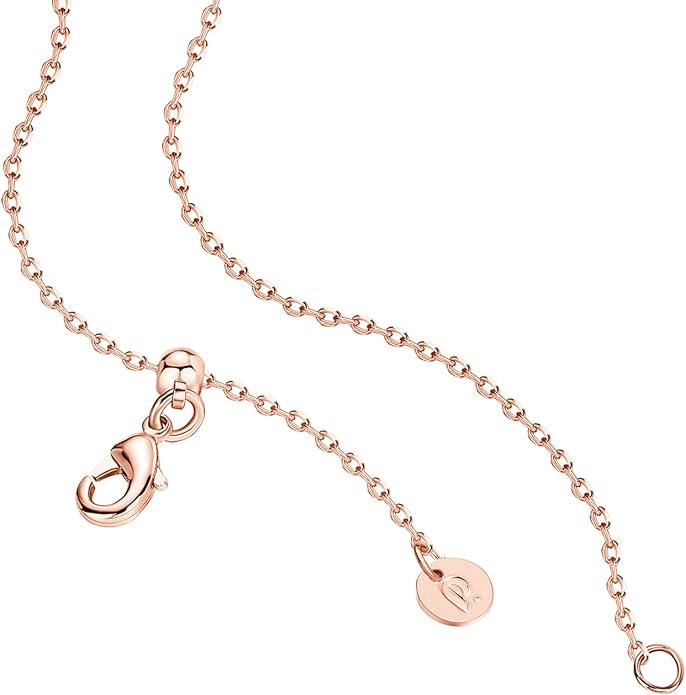 PAVOI 14K Gold Plated Station Necklace - Simulated Diamond Layering Necklaces - Womens CZ Chain
