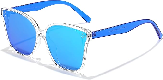 FEISEDY Oversized Polarized Sunglasses - UV400 Protection, Square Fashion Sun Glasses for Outdoor & Daily B2600