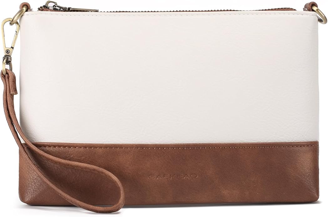 GAEKEAO Wristlet Wallet Clutch Purses For Women Small Crossbody Bag Cell Phone Wallet Purse Shoulder Handbag with Card Slots