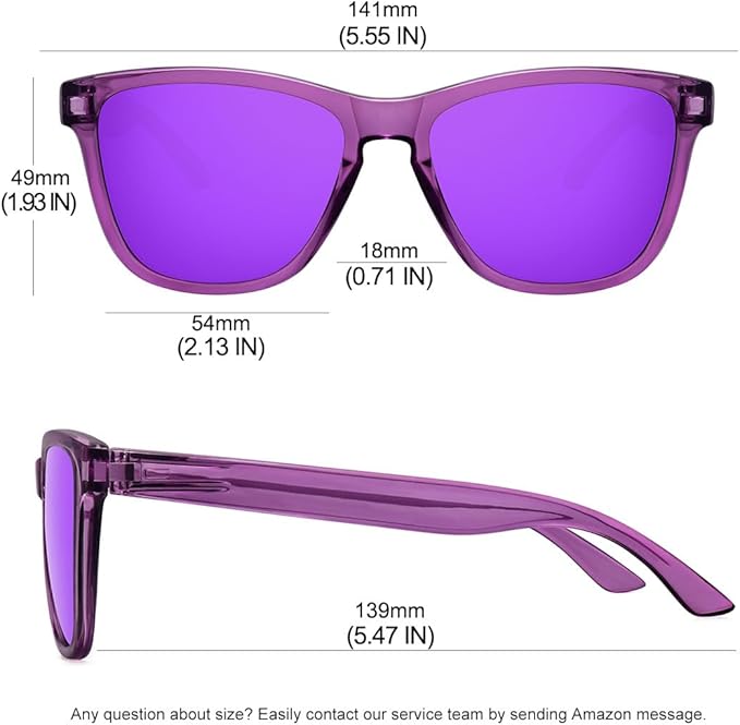 MEETSUN Polarized Sunglasses for Women Men Trendy Classic Retro Designer Style