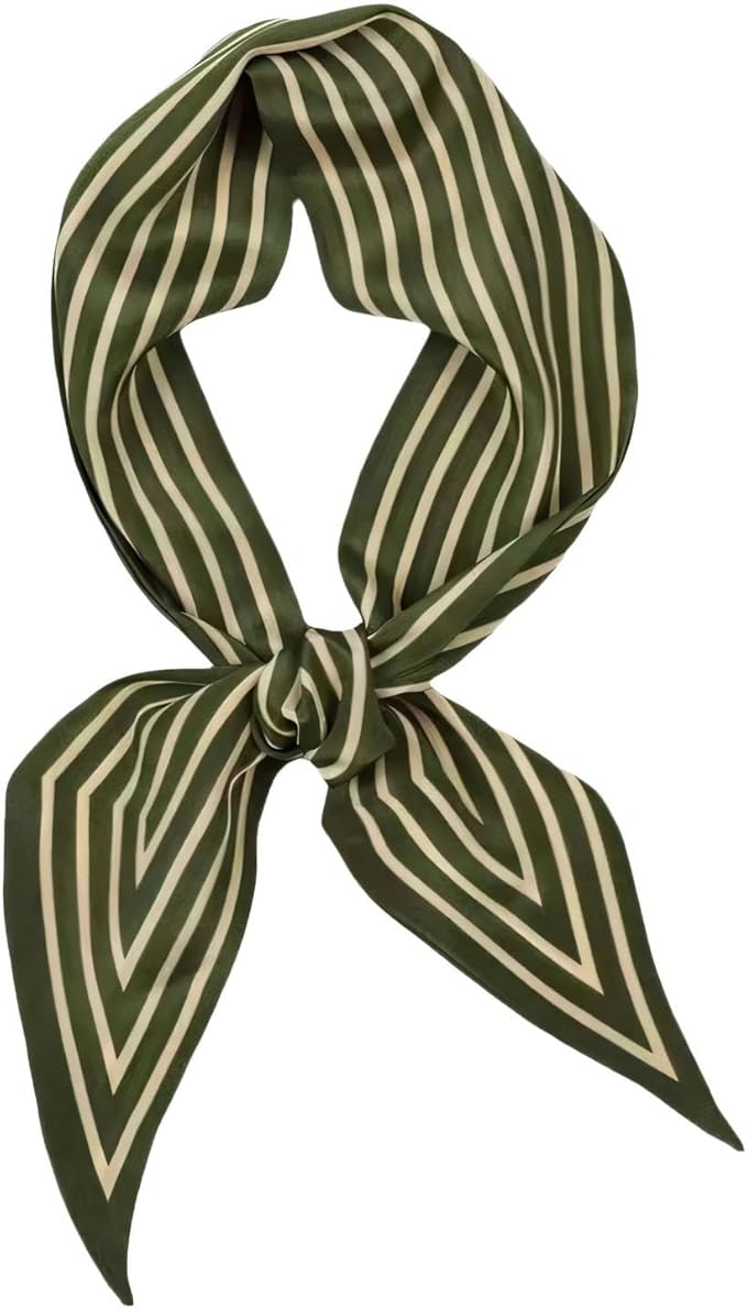 100% Mulberry Silk Ribbon Scarf for Hair Beach Head Wraps for Women Handbag accessories Necktie