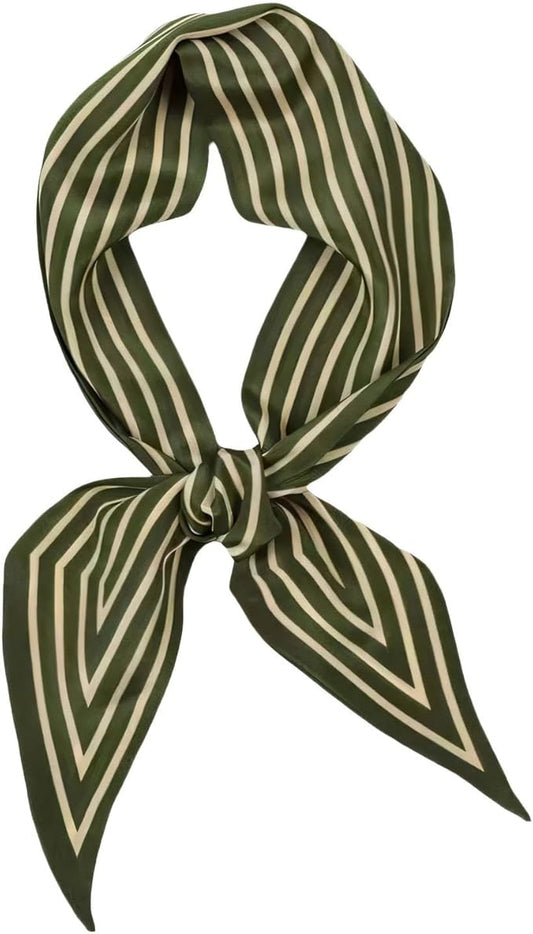 100% Mulberry Silk Ribbon Scarf for Hair Beach Head Wraps for Women Handbag accessories Necktie