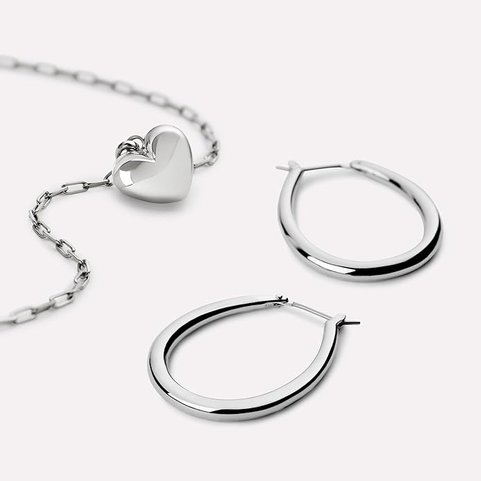 Ana Luisa Hoop Earrings for Women - 14K Gold Plated & Silver Rhodium Plated Assorted Earring Styles - Dainty, Small Gold Hoop Earrings - Hypoallergenic Tarnish-Free Jewelry - Gifts for Women
